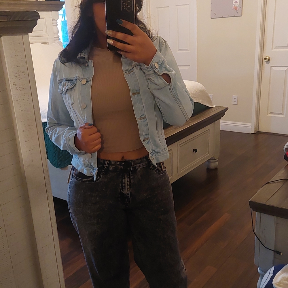 Distressed Denim Jacket